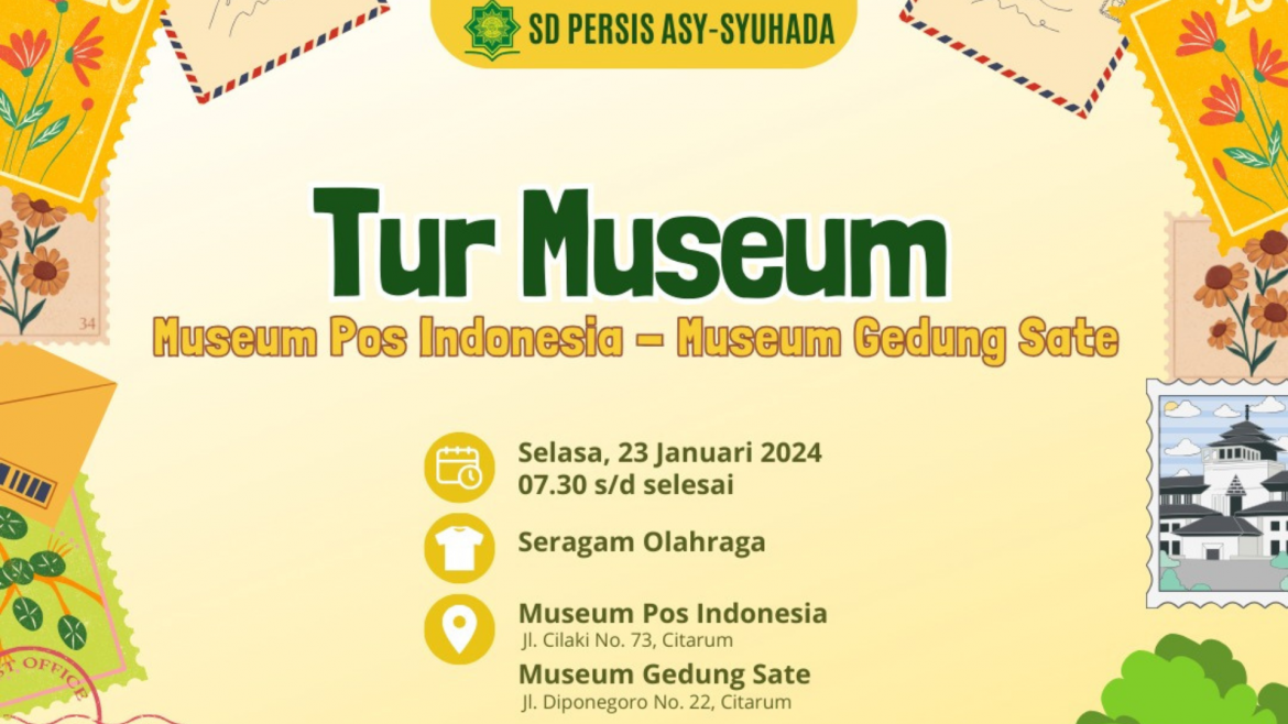 SD Persis Asy-Syuhada Menyelenggarakan Edu-Trip: Mengexplore Sejarah Pos Indonesia dan Gedung Sate
