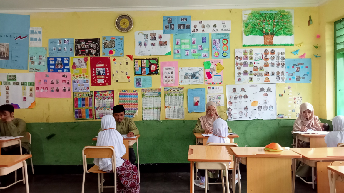 Pelaksanaan Tes Tahsin Ummi dan Tahfidz pada Penilain Tengah Semester 2