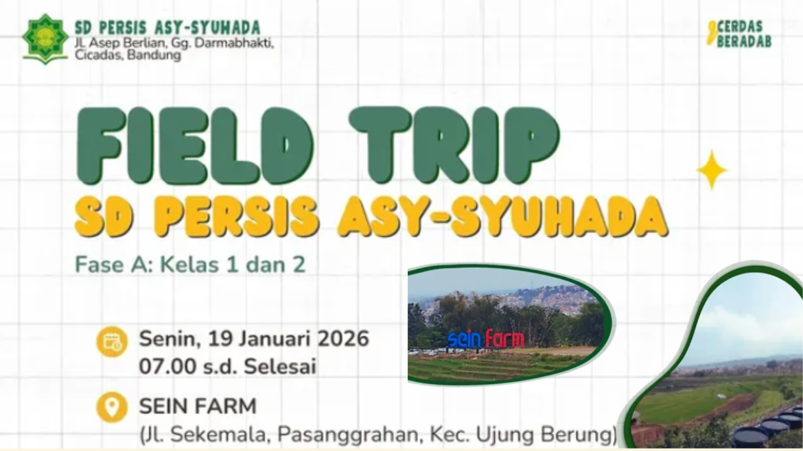 Siswa Fase A SD Persis Asy-Syuhada Ikuti Field Trip Edukatif ke Sein Farm
