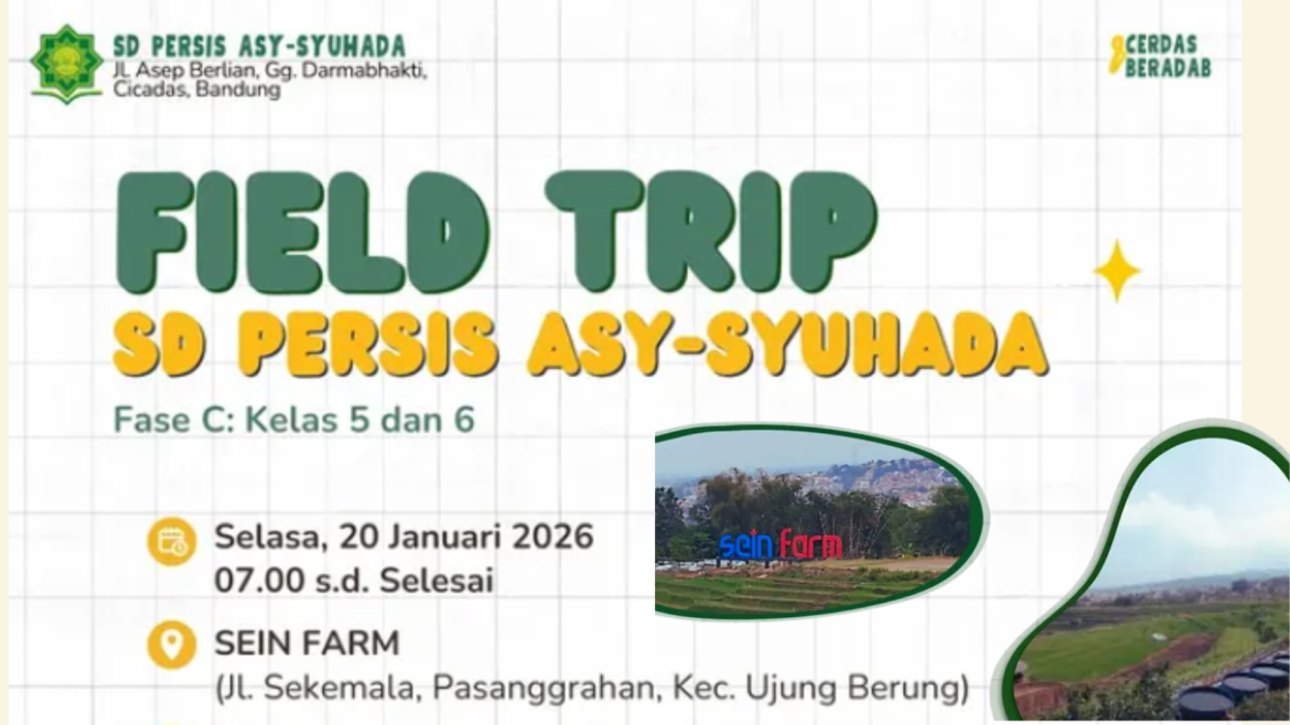 Siswa Fase C SD Persis Asy-Syuhada Ikuti Field Trip Edukatif ke Sein Farm