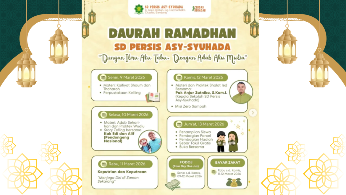 SD Persis Asy-Syuhada Gelar Daurah Ramadhan 1447 H untuk Penguatan Ilmu dan Adab Siswa